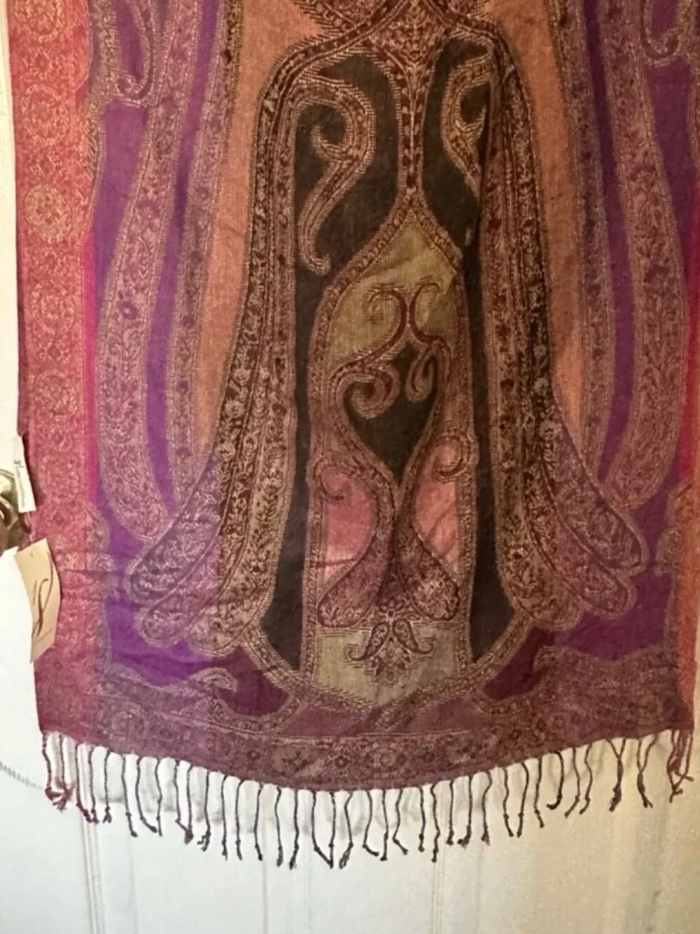 NWT~Collection Eighteen~Scarf/Wrap Pashmina~Paisley~Floral Print~”DEWBERRY”